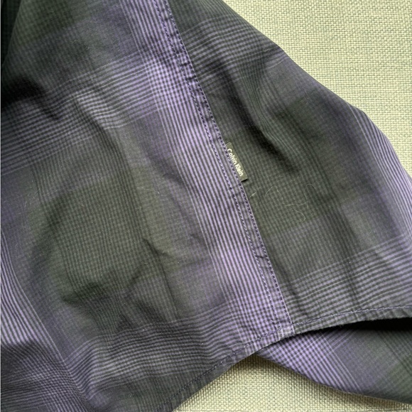 Calvin Klein Men’s Cotton Short Sleeve Button Down Shirt - Picture 6 of 7